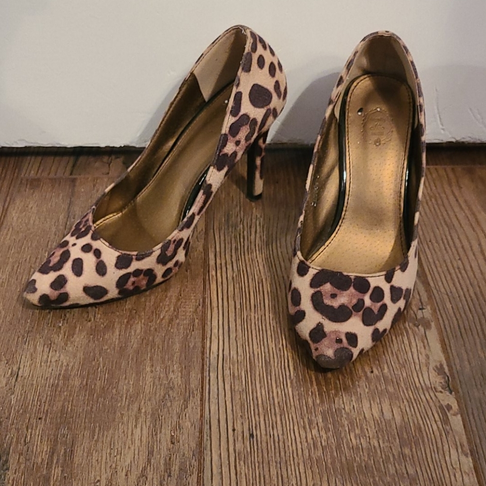Leopard Heels